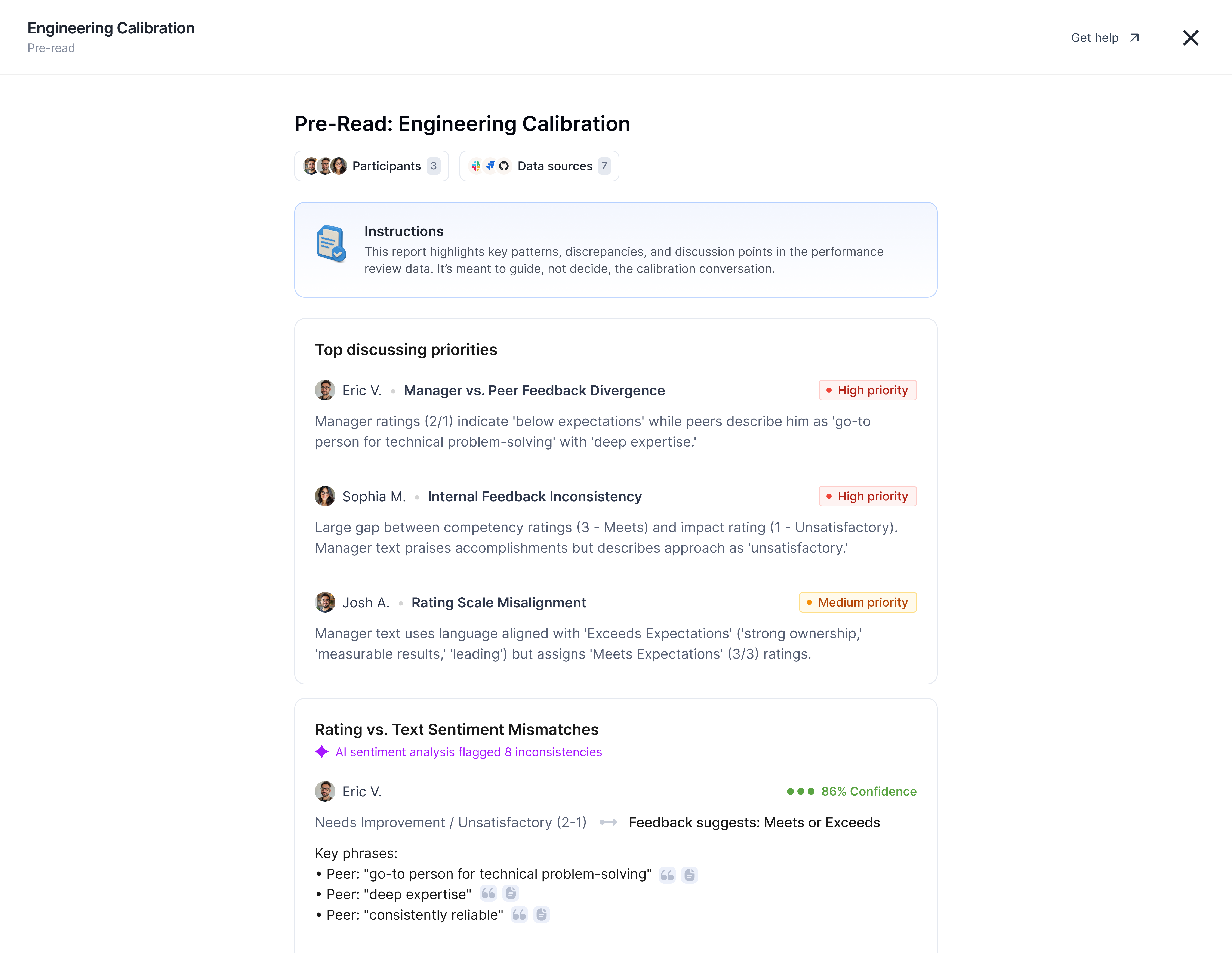 Calibration Pre Read Hotspot View